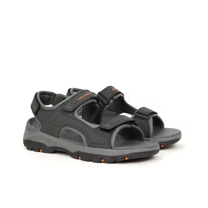 Skechers - Sandalia 204105 Tresmen Garo Negro Cierre Velcro - 1
