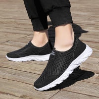 Zapatillas De Verano Para Hombre Suela Antideslizante Transpirable Deporte Ligero Zapatillas Casuales Con Malla Suave Y Cómodas Para Exterior - details 20