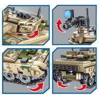 Bloques De Construcción De Tanque VT-4 Principal 432PCS Con Figuras De Soldado Y Armas Para Juego De Ciudad Y Policía Para Niños De 6 a 12 Años - details 1