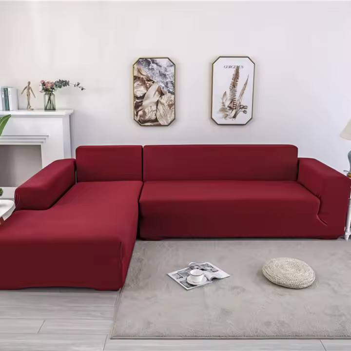 Funda Chaise Longue Brazo Izquierdo Juego de fundas de sofá seccionales de doble cara en forma de L, Fundas protectoras para sofá Seccional, Fundas protectoras para sofás, sofás, muebles seccionales - 1
