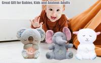 Koala relajante de Plush portáil, nutria que dierme, breathes y Alivia La Ansiedadcon Luz musical y Chupete. - details 2