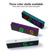 Kit De Bricolaje Para Reloj Digital Colorido DIY Con LED RGB Práctica De Soldadura Y Producción De Piezas Sueltas - details 2