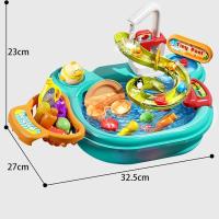 Juguetes De Cocina Interactivos Para Niños 2 En 1 Basin De Juego De Cocina Y Puzzle Montessori Regalo Educativo Para Niños Aprendizaje Por Juego - details 5