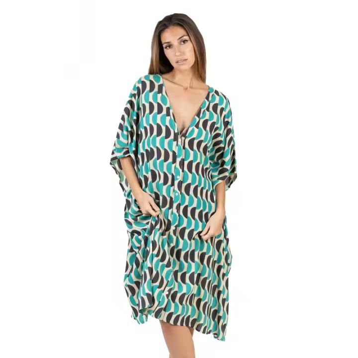 Signes Grimalt Poncho de invierno para mujer, abrigo de moda en colores vibrantes y elegantes 32223 - 1