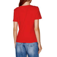TOMMY JEANS — Cod. DW0DW14616  Camiseta, mujer, cuello redondo, manga corta, solo color, con logo - details 0