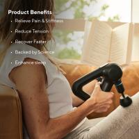 THERABODY THERAGUN PRIME - Pistola de Masaje Profesional, Alivio del Dolor y Terapia Muscular Profunda con Diseño Ergonómico, Bluetooth y App Inteligente, 4 Accesorios Incluidos - Mejora Movilidad y Relaja Tensión Muscular - details 1