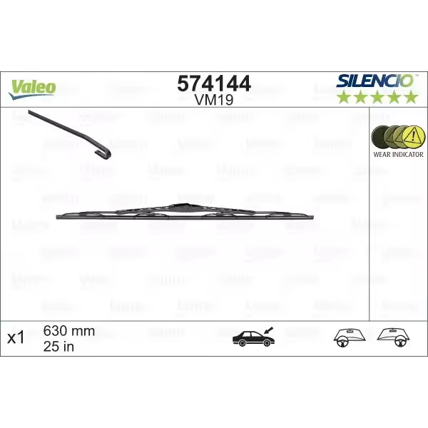 Limpiaparabrisas 574144 VALEO - 1