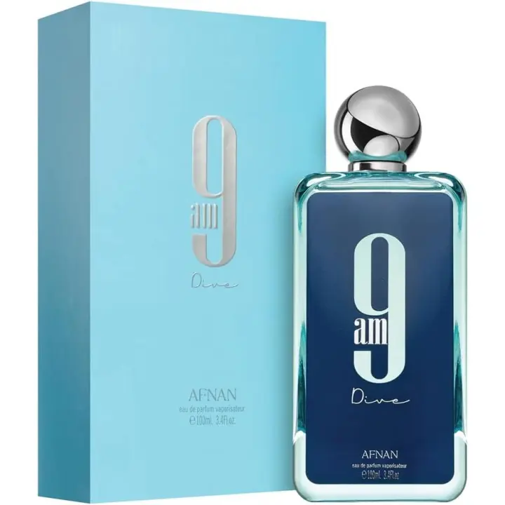 Afnan 9am Dive EDP 100 ml (3.4 oz) - Perfume Unisex Fresco y Versátil - 1