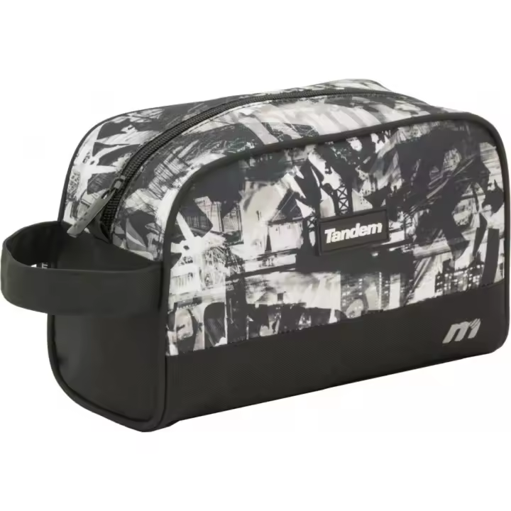 Neceser Adaptable Tandem Black&White - 25x15,5x11 Cm - Marca Sportandem - 1