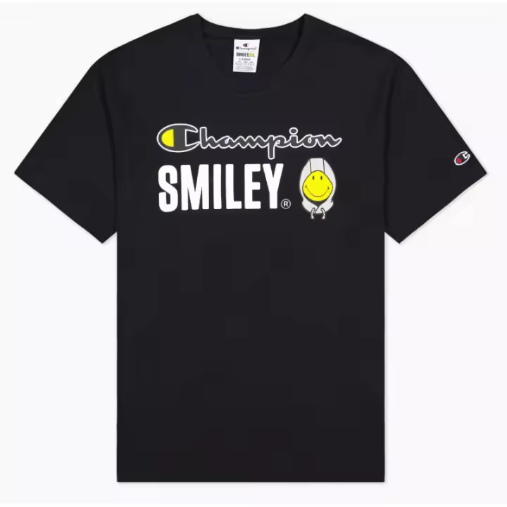 CAMISETA CHAMPION X SMILEY - NEGRA - 1