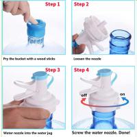 Válvula De Dispensador De Agua VIE LENTE Plástico Reutilizable Tapa De Botella Con Grifo Para Bebidas Herramienta De Cocina - details 4