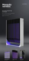 Lampara Eléctrica 2-en-1 Black Knight Asesino De Mosquitos Con Luz Ultravioleta Para El Hogar Atrapa Y Mata Mosquitos Y Avispas Material De Aluminio Potencia 2W - details 7