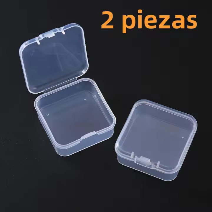 Caja De Almacenamiento Miniatura De Plástico Transparente Para Nariz Y Auriculares 4.5cm JETTING Origien China Continental - 1