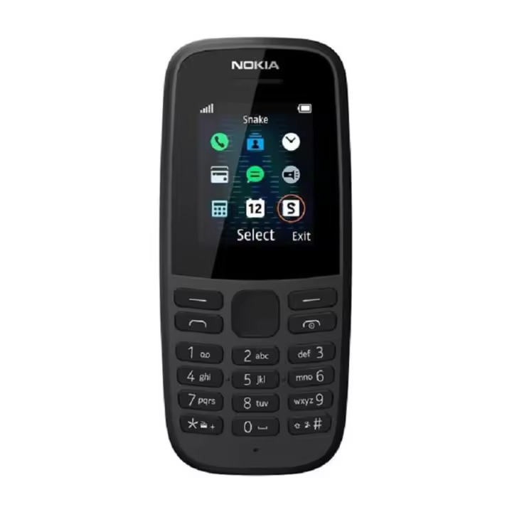 Nokia 105-2019 Dual Sim Black (TA-1174) Diseño clásico y ergonómico que se adapta mejor a tu mano Hasta quince horas de conversación y un mes en modo de espera - 1