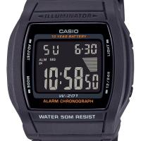 Reloj Digital Unisex Casio W-201-1BV con Alarma y Cronógrafo, Resistente Al Agua 50 Metros - details 2