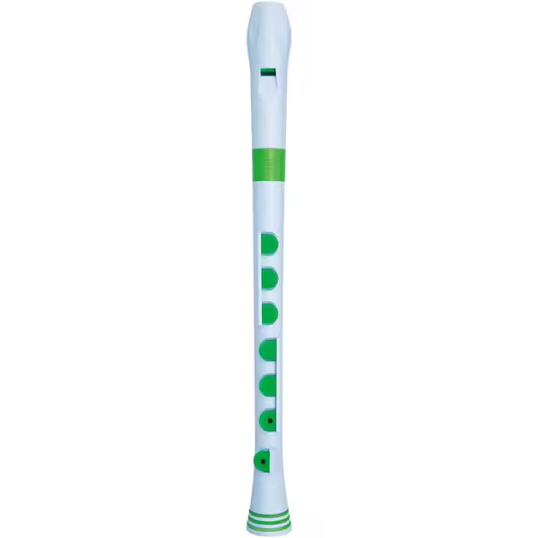 Flauta Nuvo Recorder+ Digitación Alemana N-320RDBWGRG Blanca/Verde - 1