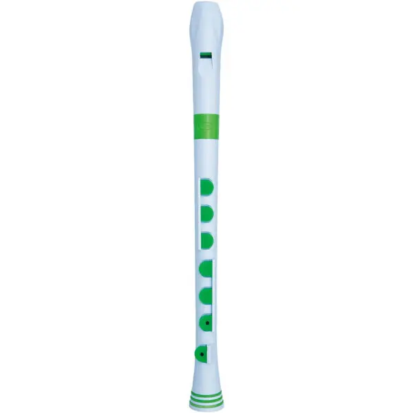 Flauta Nuvo Recorder+ Digitación Alemana N-320RDBWGRG Blanca/Verde - 1