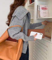 HELIAR Chaqueta De Cariátida Para Mujer Con Cierre De Cremallera Y Cuello Bajado Solido Suéter Casual De Manga Larga Abrazadora Para Oficina Otoño Invierno - details 11