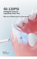 1PC Limpieza Dental Portátil Recargable Con Jeta De Agua Para El Hogar Y Viajes Dispositivo De Limpieza Oral - details 5