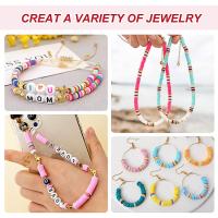 Kit De Hacer Pulseras Con 4800 Piezas De Cuentas De Arcilla En 48 Colores Para Niñas De 8 a 12 Años Kit De Joyería Preppy Regalo - details 1