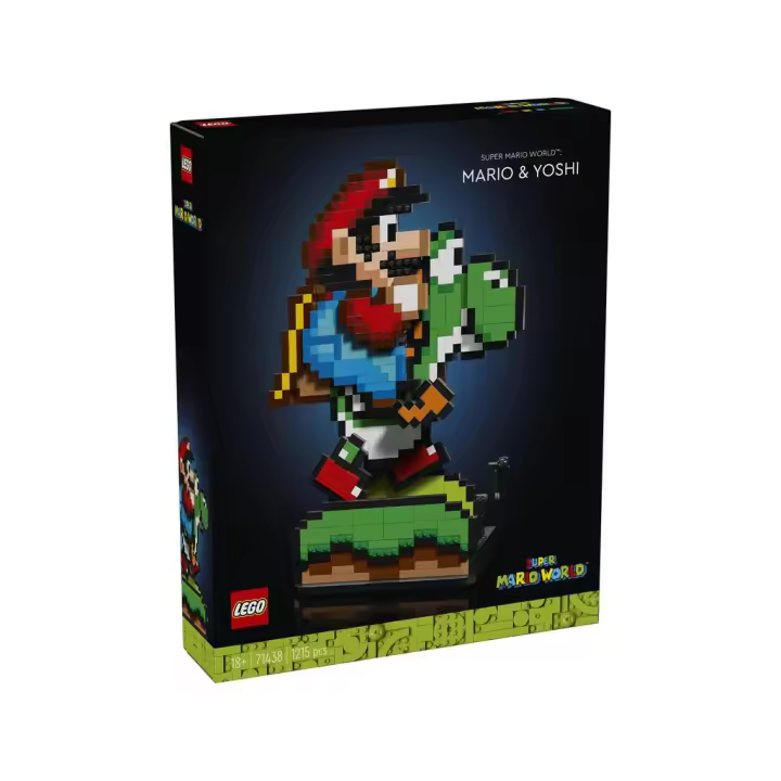 Lego Super Mario Super Mario World Mario y Yoshi 71438 Juguetes LEGO - 1