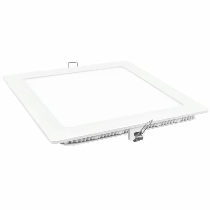 DOWNLIGHT LED QUADRADO BRANCO MATEL 6W FRIA - 1