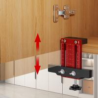 Juego De Posicionamiento Para Puertas De Armario Con Brazo Y Abrazadera De Aluminio Para Instalación De Armarios Con Marco/Framed - details 4
