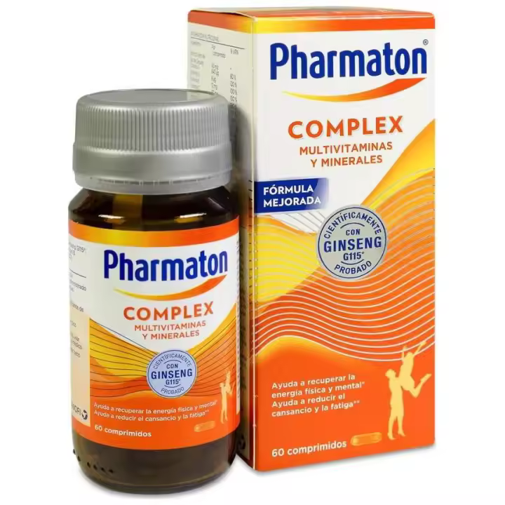 Pharmaton Complex - Suplemento Vitamínico con 60 Cápsulas - 1