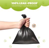1800 Bolsas (120 Rollos) + Regalo un Dispensador de Clip para Correa Rollo Recambio15 pcs (Dispensador color al azar) Bolsas de Caca para Perro Cachorro Bolsas para excrementos de Perro Mascotas Animales Domésticos. - details 1