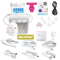 Máquina de Cuidado de la Piel de Oxígeno Hidrogeno Dispositivo de Hidrafacial 7-en-1 Radiofrecuencia Ultrasonido Mascara LED Hidrofacial Estetica Profesional Belleza para la cara Mistik Beauty Madrid - details 4