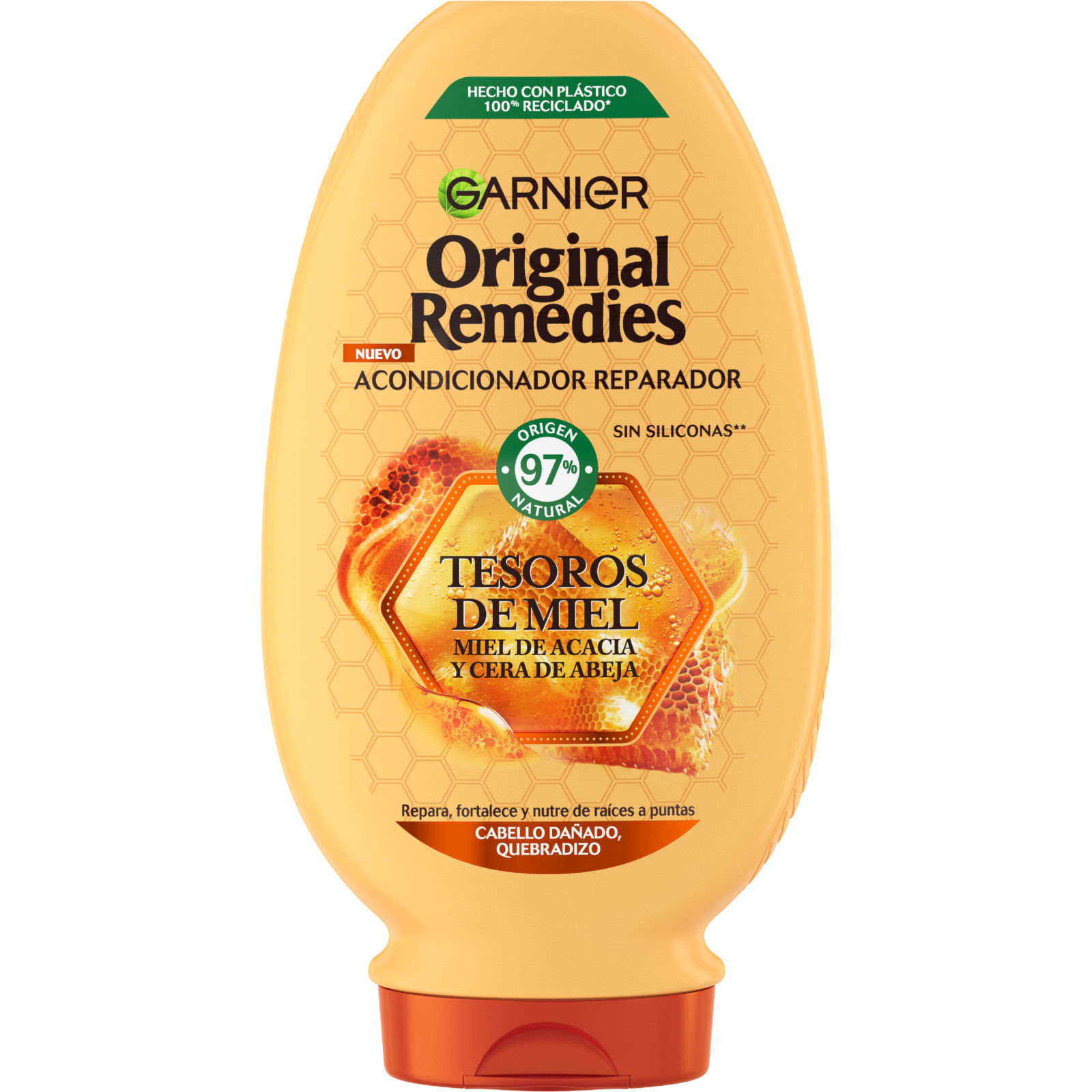 Garnier | Original Remedies Rutina de Tesoros de Miel Champú, acondicionador, Mascarilla y Serum para pelo dañado
