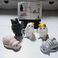 Figuras De Gato Kawaii Yell World Capsule Toys Tabby Calico Oloroso Para Escritorio Y Coche Juguetes Modelos Blindados Para Adultos - details 3