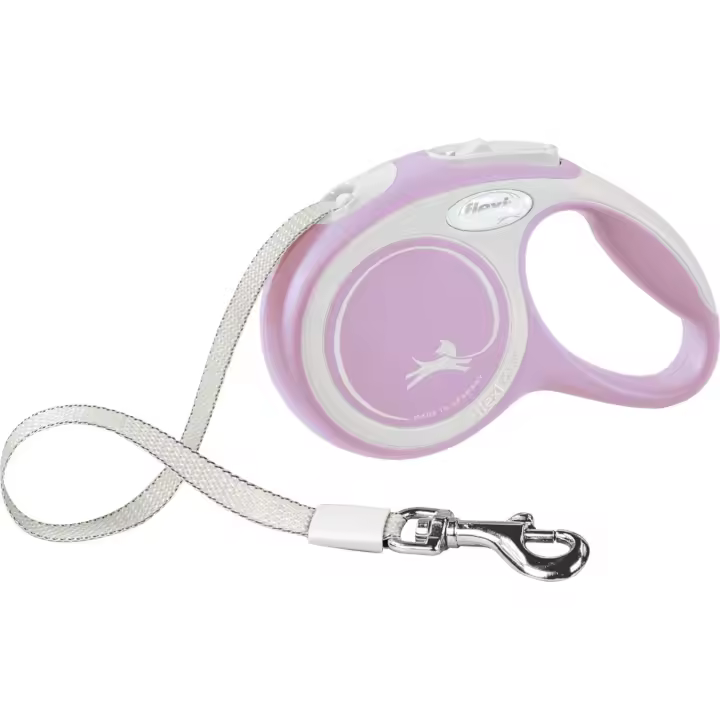 Correa Extensible Flexi Comfort Rosa para Mascotas Hasta 12 Kg - 1
