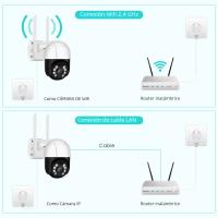 Cámara IP 8MP 4K WiFi Exterior HD 5MP Vigilancia Sin Cable Cámara PTZ AI Tracking Seguridad Cam H.265 Onvif ICsee Doméstico Cámara De Vigilancia - details 6