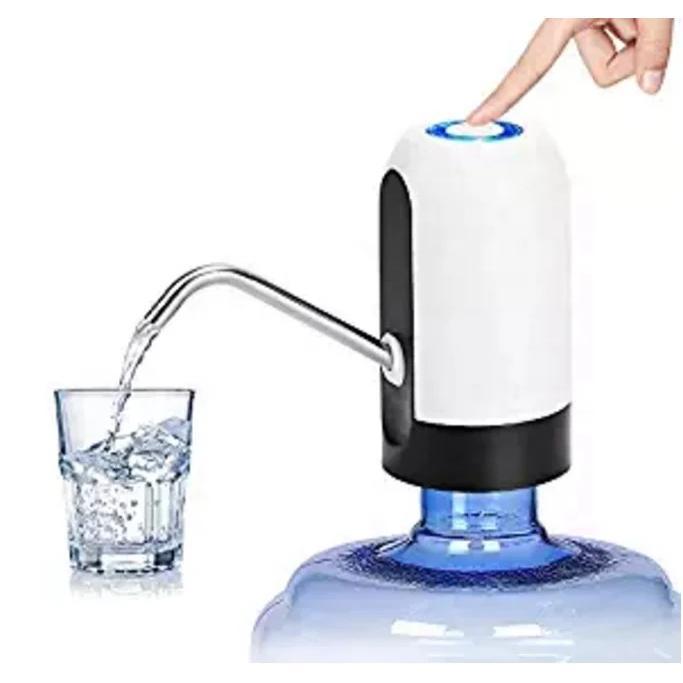 Dispensador Automatico de Agua , Acero , con Carga USB ,Portátil ,Compatible para Garrafas y Botellas 1.5L-18.9L ,Ideal Hogar,oficina,casa ,viaje,picnic