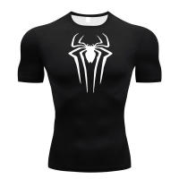 Camiseta De Hombre Con Estampado 3D De Araña Talla Grande Manga Corta Secado Rápido Deporte Fitness Absorbedor De Sudor Transpirable - details 0