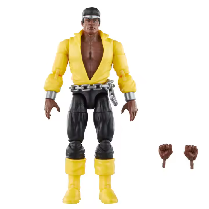 Figura Luke Cage Power Man Knights Legends Series Marvel 15cmFigura  Coleccionable - Idea de Regalo- Mercancia Oficial - Juguetes para Niños y Adultos - Movies Fans - Muñeco para Coleccionistas y Exposición - 1