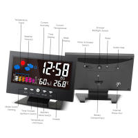 Estación Meteorológica Digital Medidor De Temperatura Humedad Con Reloj Termómetro Higrómetro Calendario Y Nivel De Comfort - details 7