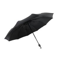 Lluvia a prueba de viento 10-Bone Auto Logo Umbrella - details 0