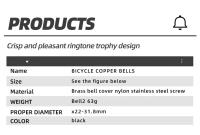 Campana De Bicicleta X-TIGER Clásica De Acero Inoxidable Sonido Crispeado Advertencia De Seguridad Accesorios De Ciclismo Para Manillar - details 2