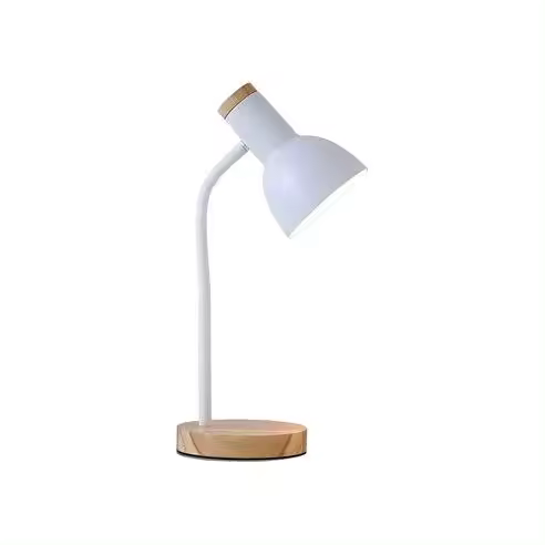Lámpara de escritorio E27 (40W máximo 230V) Ø12cmx17x45cm IP20 color blanco - 1