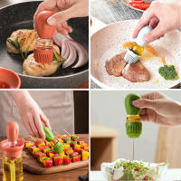 Botella De Aceite De Oliva Con Cepillo De Silicona Para Barbacoa Y Cocina Dispensador Con Rojellera Herramienta Para Hornear Y Cocinar Accesorios De Cocina - details 14