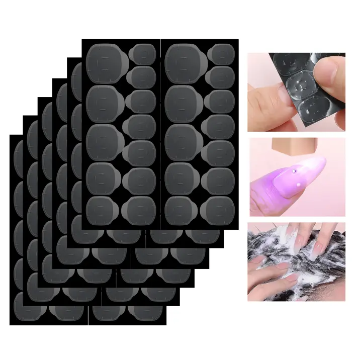 Pegamento De Uñas Doble Cara Adhesivo De Gel Para Uñas Postizas Resistente Al Agua Transpirable Stick De Resina Super Pegajoso - 1