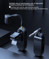 Sistema De Micrófono Para Saxofón Sin Cables Con Clip Instrumento De Transmisión De 100 Pies Recargable M-03 De NILUNWEI - details 13