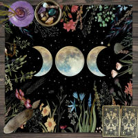 Mantel De Taro Lunar 1pc Decorativo Para Atracción Y Brujería Divination Astrológica Material Poliéster Sintético Forma Cuadrada - details 2