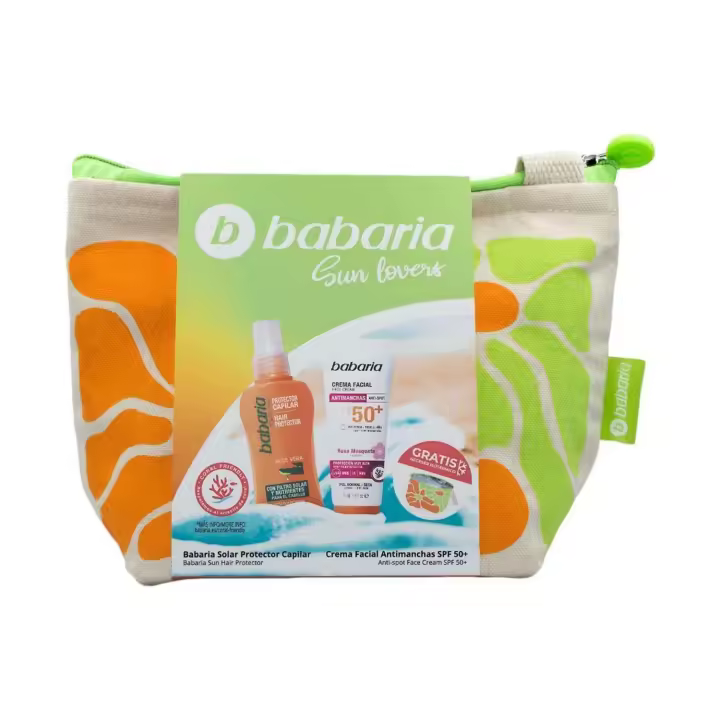 BABARIA ANTI-MANCHAS CREMA FACIAL SPF50+ 75ML + PROTECTOR CAPILAR 1U - 1