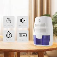 Deshumidificador, pequeño Deshumidificador doméstico portátil, mini Deshumidificador silencioso y de ahorro de energía equipado con función de cierre automático, Deshumidificador adecuado para dormitorios, baños, cocinas, oficinas - details 0