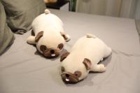 Muñeco De Peluche De Pug Lindo Para Niños Y Niñas Regalo De Navidad O Cumpleaños Almohada De Sueño Animal Kawaii Tamaño 55-90 Cm - details 7