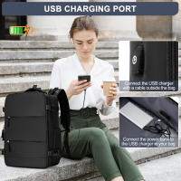 Mochila Grande Para Viaje Para Hombres Aprobada Por Ryanair 40x20x25 Bolsa De Equipaje Para Mujeres Impermeable Con Compartment Para Portátil Bolsa De Trabajo Ejecutiva - details 3