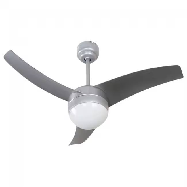 Wonderlamp Ventilador con luz Simply Plata - 1